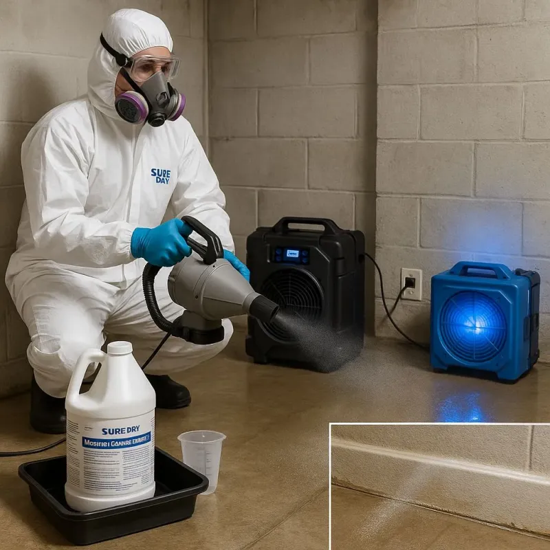 Sanitization and Odor Removal process in Pemberton Heights, NJ